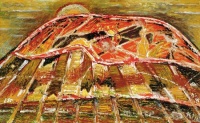 Klie Zoltán  (Szekszárd, 1897 – Budapest, 1992)  - Badacsonyi naplemente 