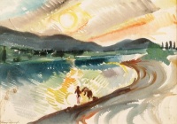 Várkonyi Ferenczy László      (? – ?) - Naplemente, 1939 