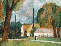 Szentgyörgyi Kornél  (Budapest, 1916)    - Faluvége 