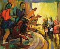 Börzsönyi Kollarits Ferenc  (Budapest, 1901 – Budapest, 1963)  - Körhinta 