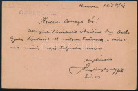 1916 Tábori posta levelezőlap / Field postcard 'EP OBRENOVAC b'