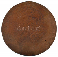 Reményi József (1887-1977) DN 'Férfi portré' egyoldalas bronz emlékérem (60mm) T:1-
