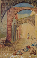 Koszkol Jenő (1868 - 1935) IN DER KASBAH MAROCCO