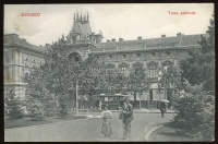SZEGED 1913. Tisza szálloda, villamos, régi képeslap
