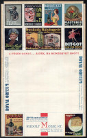 1930 Thoma zárt levelezőlap luxus állapotban, használatlan. Rendkívül ritka reklám hirdetéses díjjegyes levelezőlap! / Thoma advertising PS-card, unused