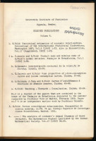 Idegennyelvű statisztikai kolligátum: University Institute of Statistics, Uppsala, Sweden. Selected Publications Vol. 5., Trabajos de estadistica Vol. I. Ano 1950., Monografias de ciencia moderna 28. Series cronologicas estacionarias por Herman