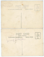 BALATON 1920-25. ca. Fürdőzök, 2db fotós képeslap , fotó : Pfeifer Antal